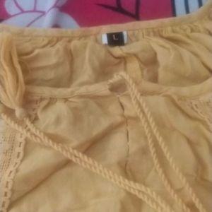 Yellow Light Colour Top Best Quality