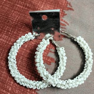 Beaded Loop Earrings