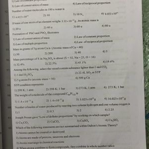 Neet Model Question PapersBooklet  (11th Topics)