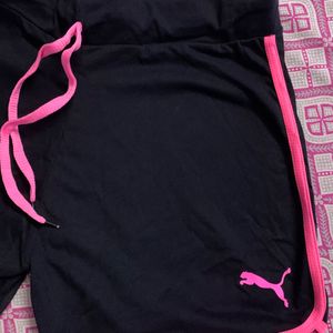 Cute Black N Pink Shorts