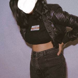 SSASSFARAS CROPPED PUFFER JACKET