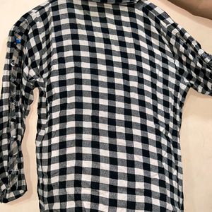 Checks Formal Shirt With Cute Pattern