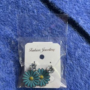 Korean Sunflower Earings #121