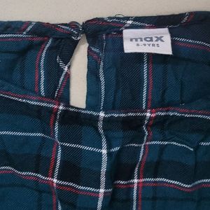 Max- Girls Checkered Top