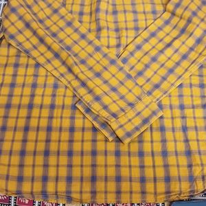 Mustard Blue Check Shirt