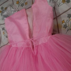 Beautiful Pink Barbie  Frock