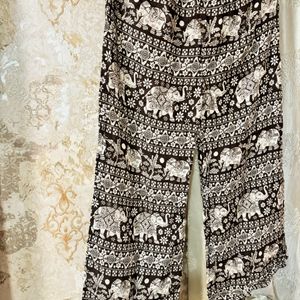 Trendy Printed Brand New Brown Palazzo Pant