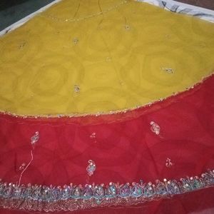 Unstitch Lahenga Choli And Dupatta Fabric