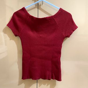 Maroon Top