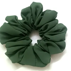 B1G1 Dark Sage Green Fluffy Scrunchie