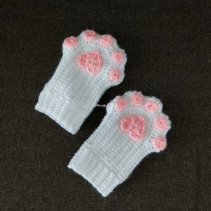 Crochet Cat Paw Gloves 🐾