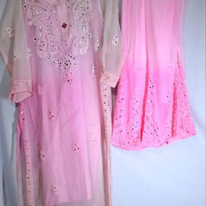 DUPATTA MISSING CHIKANKARI 2 PIECE SET