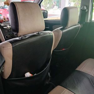 Wagon R Seat Cover - Dual Tone Black and Cream