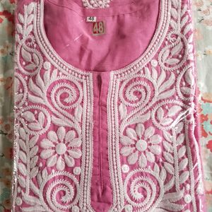 Lucknawi Embroidered chikankari Kurti New