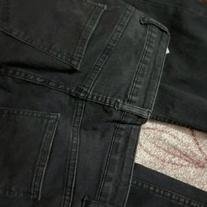 Grab Before Gone Straight Loose Black Denim Jeans