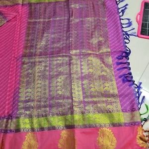 Rose Purple Soft Silk Saree...