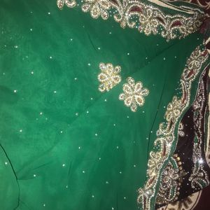 Green Beautiful Saree