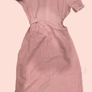 Cute pink Ghingham Dress