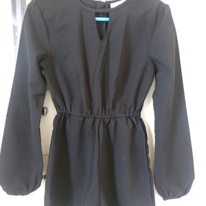 Black Sexy Playsuit - Size XS