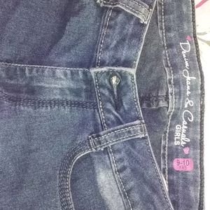 Girls Capri Jeans / 9-10 Yrs