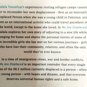 We Are Displaced By Malala Yousafzai