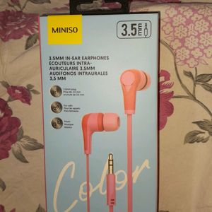 MINISO earphones (New)