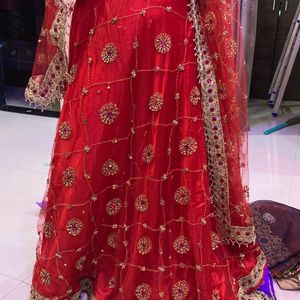 Wedding Lehnga Red Colour