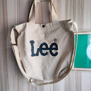 Lee Off White Tote Bag