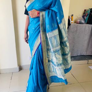 Silk Saree With A Small Defect For Women