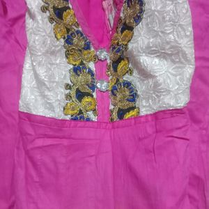 Anarkali Kurti Pant Set