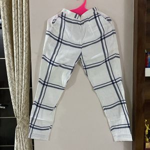 White Co Ord With Black Strips