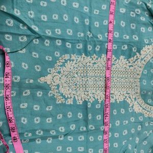 Plus Size Sky Blue Kurta