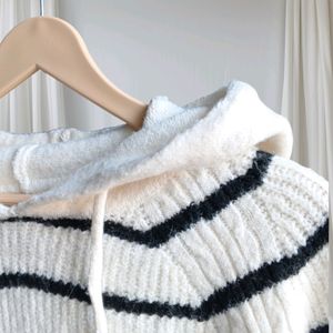 Striped Hooded Sweater