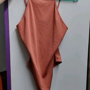 Peach Bodysuit From Forever 21