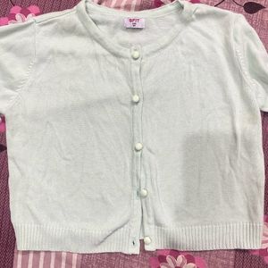 Cotton Cardigan Style Top For Women