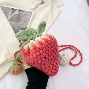 Crochet Strawberry 🍓 Bag