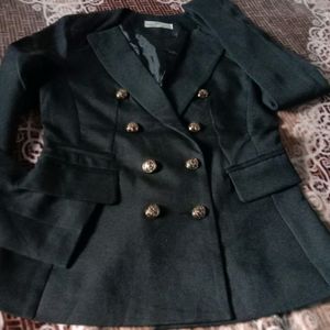 Women  Designer Double Breasted Blazer Jacket