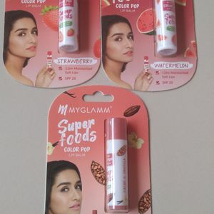 Combo Of 3 Lip Balm