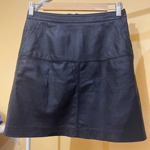 Pure Leather Skirt