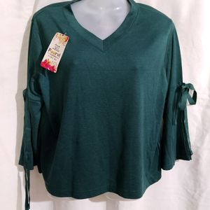 Green Woolen Top