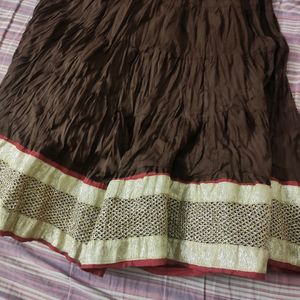 Brown Ethnic Skirt