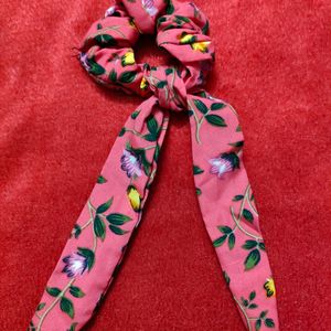 Printed Elastic Hair Scrunchies