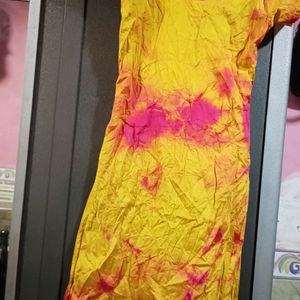 A Shining Yellowish Kurta