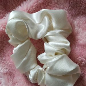 White Scrunchie