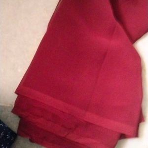 Pure Georgette Sarees Maroon At 600 Rs Only