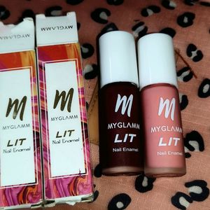 MYGLAMM Lit Nail Enamal