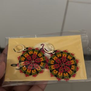 Beautiful Multicolor Mandala Earrings