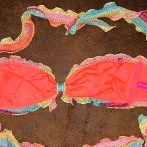 Victorias Secret Ruffle Bikini Beachwear Tube Top