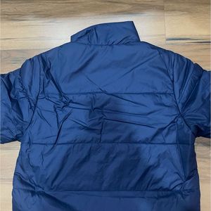 Womens brand new blue jacket slightly cropped