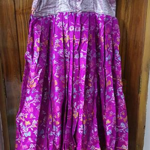 Purple Color Long Frock